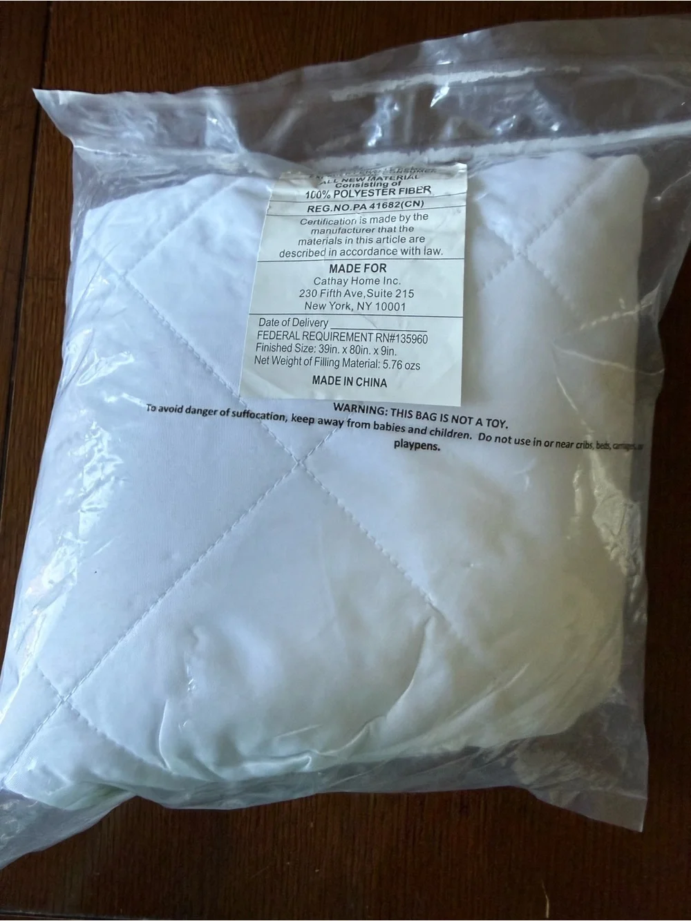 Twin XL Quilted Mattress Pad - White